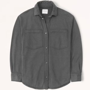 A&F Fleece Shirt Jacket